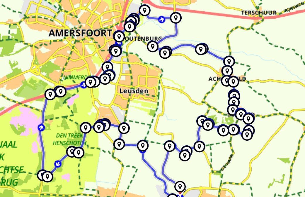 Snuffelfiets route voor het voorjaar