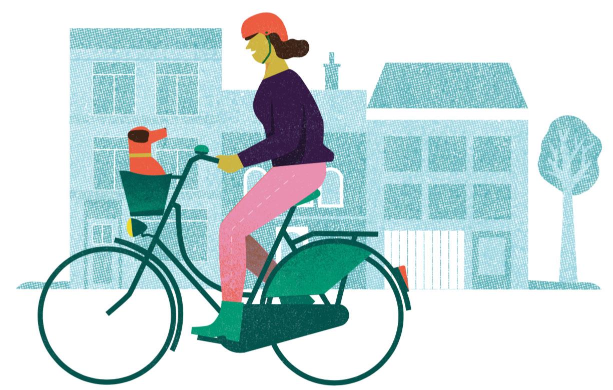 illustratie-home-girl-on-bike