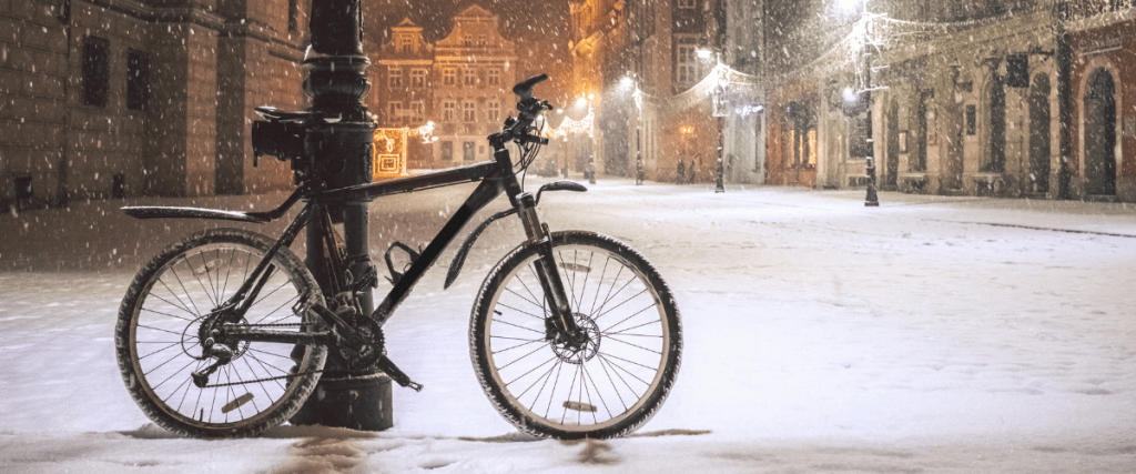 Snuffelfiets Winter